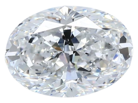 2.01 Carat E VS2 Oval Natural Diamond For Cheap