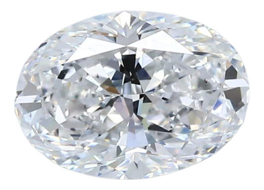 2.01 Carat E VS2 Oval Natural Diamond For Cheap