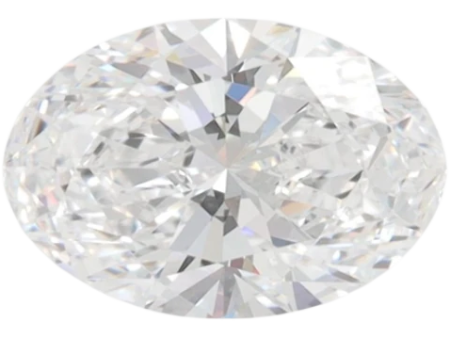 1.6 Carat D VVS1 Oval Lab Diamond For Discount