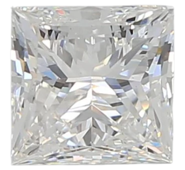 0.91 Carat E VS2 Princess Lab Diamond Discount