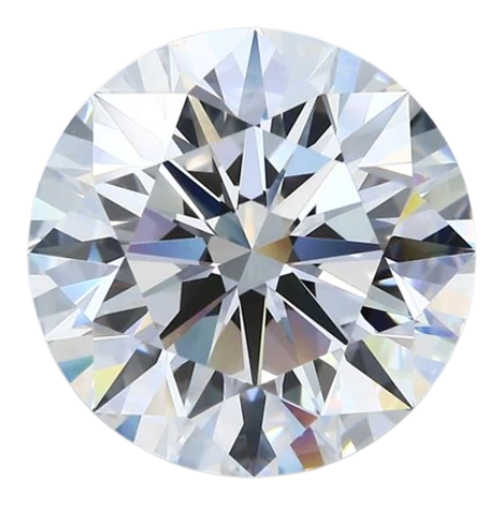 0.51 Carat D IF Round Natural Diamond For Discount