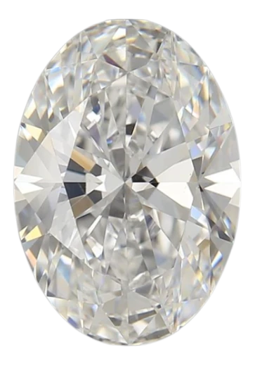 5.03 Carat E VS1 Oval Lab Diamond For Cheap