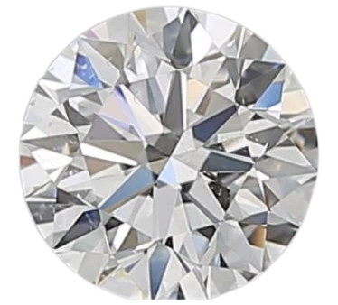 0.8 Carat F SI1 Round Natural Diamond For Sale