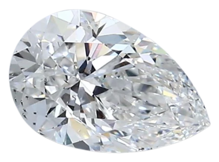 1.02 Carat E SI2 Pear Natural Diamond Cheap