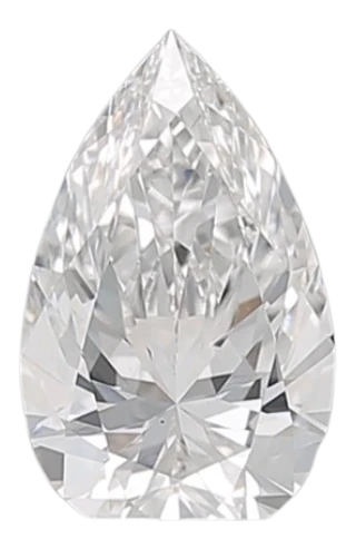 0.88 Carat F VS1 Pear Lab Diamond For Cheap