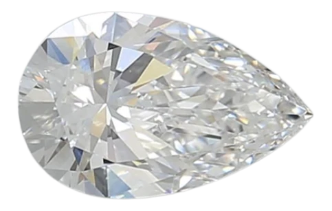 1.04 Carat E VS1 Pear Lab Diamond For Sale