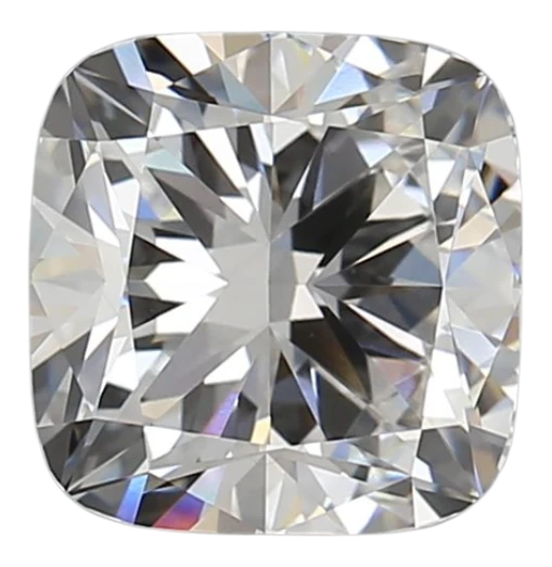 2.76 Carat E VS1 Cushion Lab Diamond For Sale