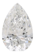 0.87 Carat F VVS2 Pear Lab Diamond For Sale