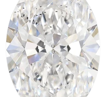 7.21 Carat F SI1 Oval Lab Diamond Hot on Sale