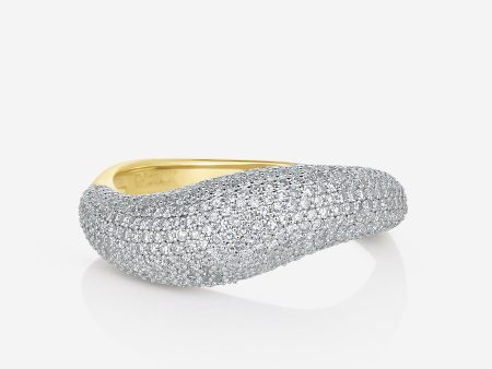 Pavé Movement Cloud Ring on Sale