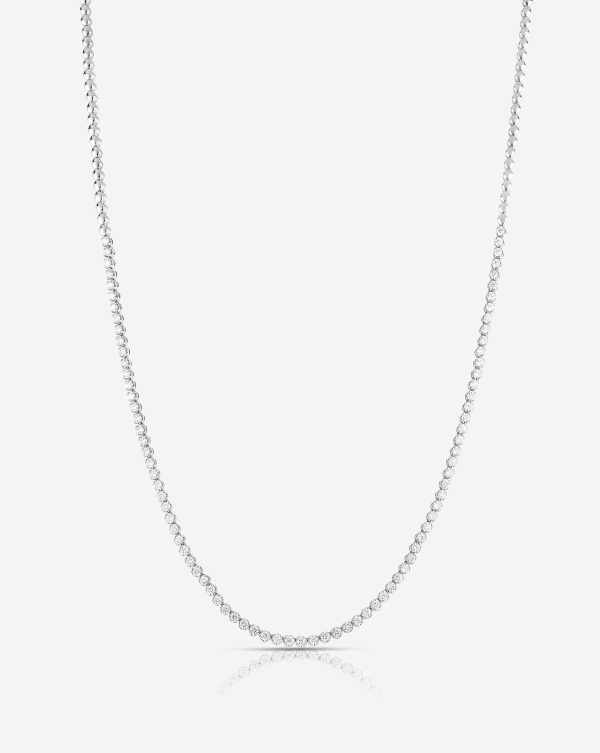 Mini Diamond Tennis Necklace Discount