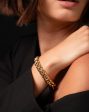 Gold Curve Chain Bracelet Online Hot Sale