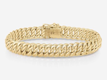 Gold Braided Chain Bracelet Fashion