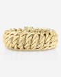 Gold Jumbo Braided Chain Bracelet For Cheap